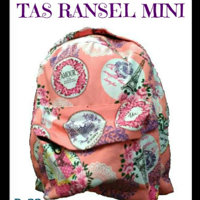 TERMURAH! BEST SELLER! Tas Ransel Mini / Tas Wanita Banyak Variasi - Souvenir Unik Cantik Lucu Jogha