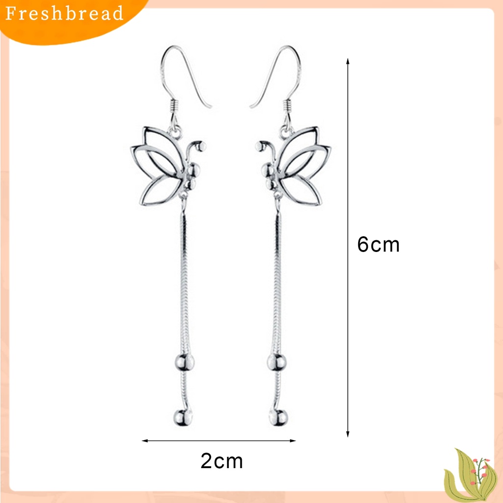 【Fresh】❀Women's Elegant Butterfly Dangle Long Chain Line Hook Earrings Jewelry Gift