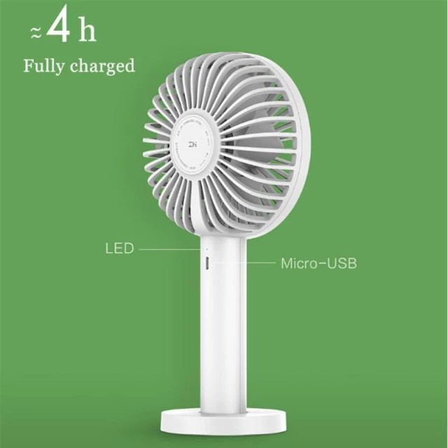 ZMI USB Fan Rechargeable Portable Handle Base MINI USB 3350mAh Kipas