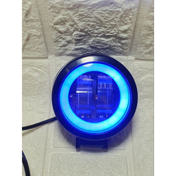 LAMPU TEMBAK SOROT LED CWL 2 MATA LENSA 4D 40 WATT 35OO LM KUNING  CREE ANGER AYE