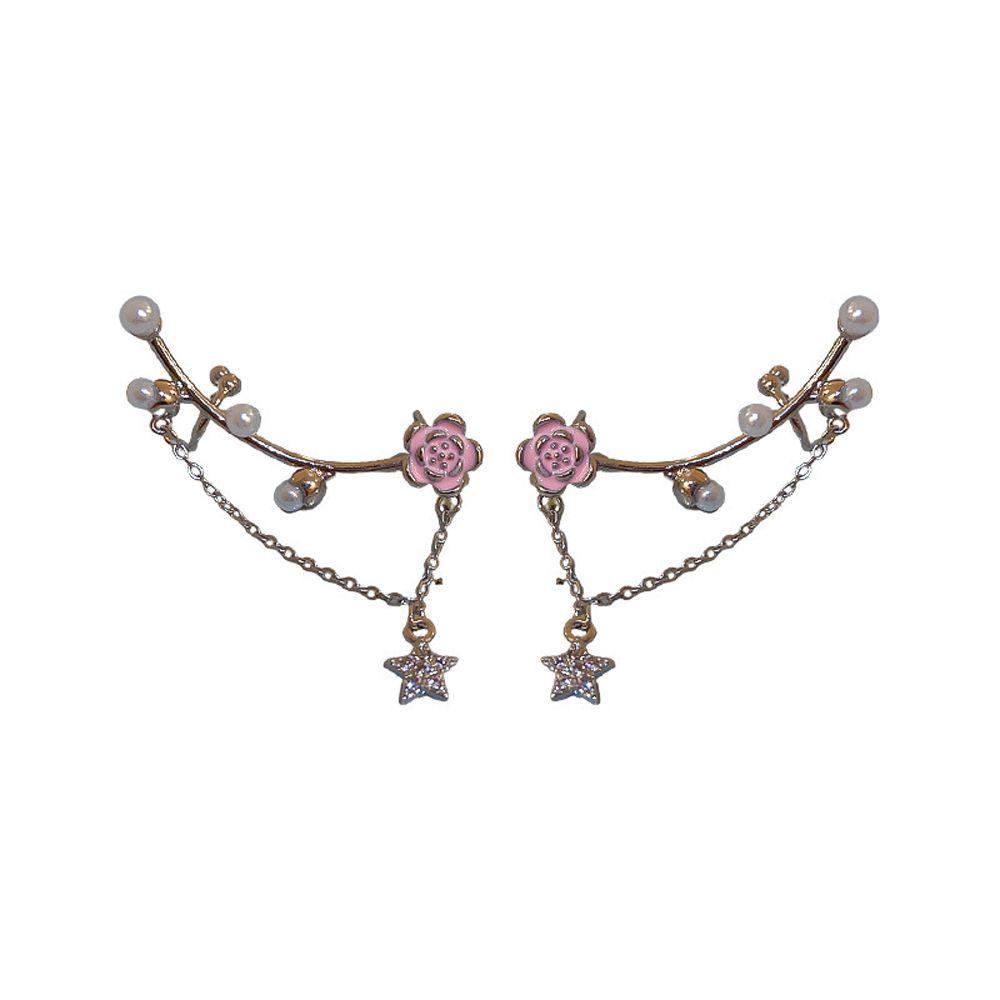 Mxbeauty Anting Wanita Mewah Peri Cabang Elegan Manis Indah Perhiasan Fashion