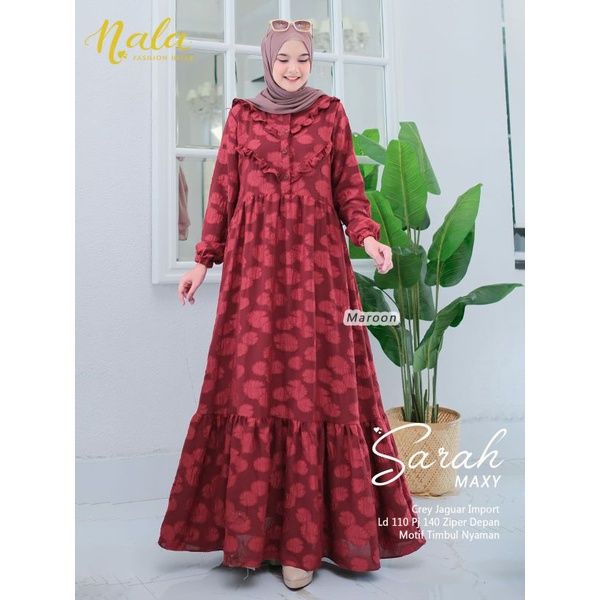 gamis sarah maxy by nala