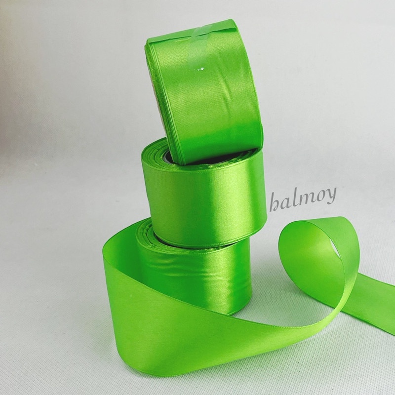 

PITA SATIN KAIN 2 INCI / 5 CM WARNA HIJAU MUDA #137