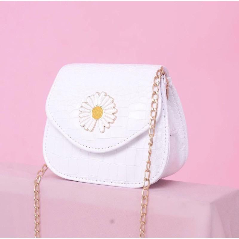 GTB - Tas Selempang wanita / Mini Bag Flower / Tas Wanita Rantai / Slingbag AISHA fashion