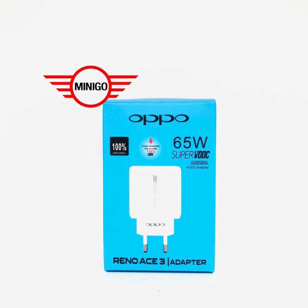 PROMO Adapter Charger Oppo Reno Ace 3 65w Batok Kepala Charger Casan Oppo Reno Ace 3 1usb