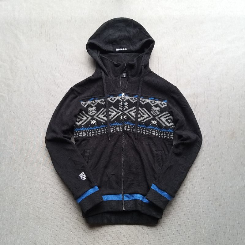 PRELOVED ZH K-SWISS JAKET SECOND ZIP HOODIE