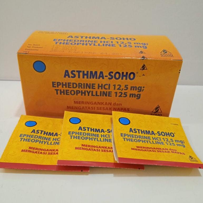 Grosir | JAPCZ Asthma Soho Obat Asma Sesak Napas (10strip) //Terbaru