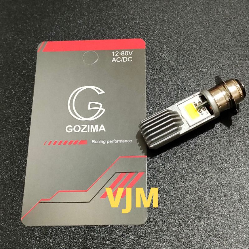 (GOZIMA) Lampu depan motor LED H6 AC DC motor matic bebek/ Cahaya Putih