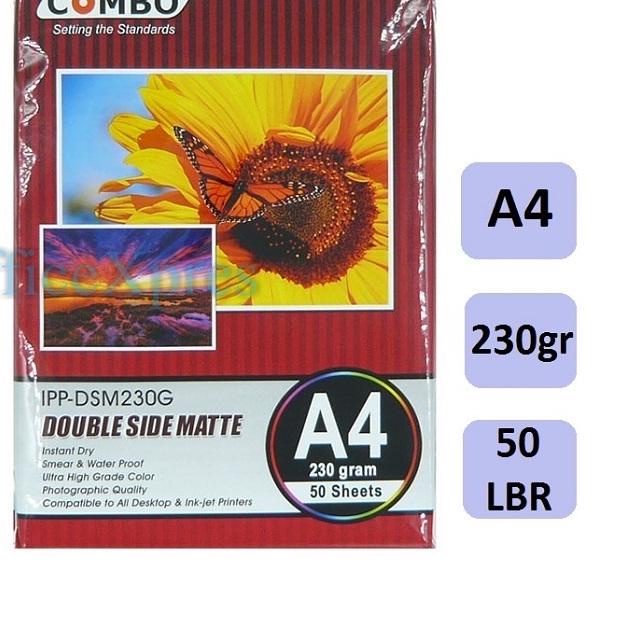 

Baru Photo Paper / Kertas Foto / Double Side Matte 230gr Combo !
