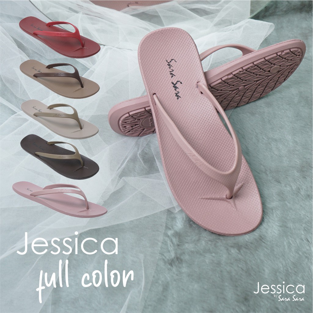 Sara sara JESSICA sandal sendal jepit wanita terbaru sandal rumah cewek murah sendal japit flat tepl