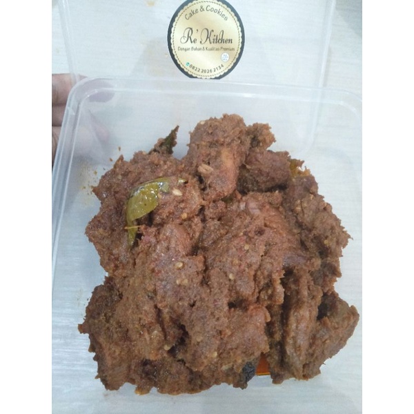 

Rendang Daging Sapi Premium tanpa MSG Re'kitchen