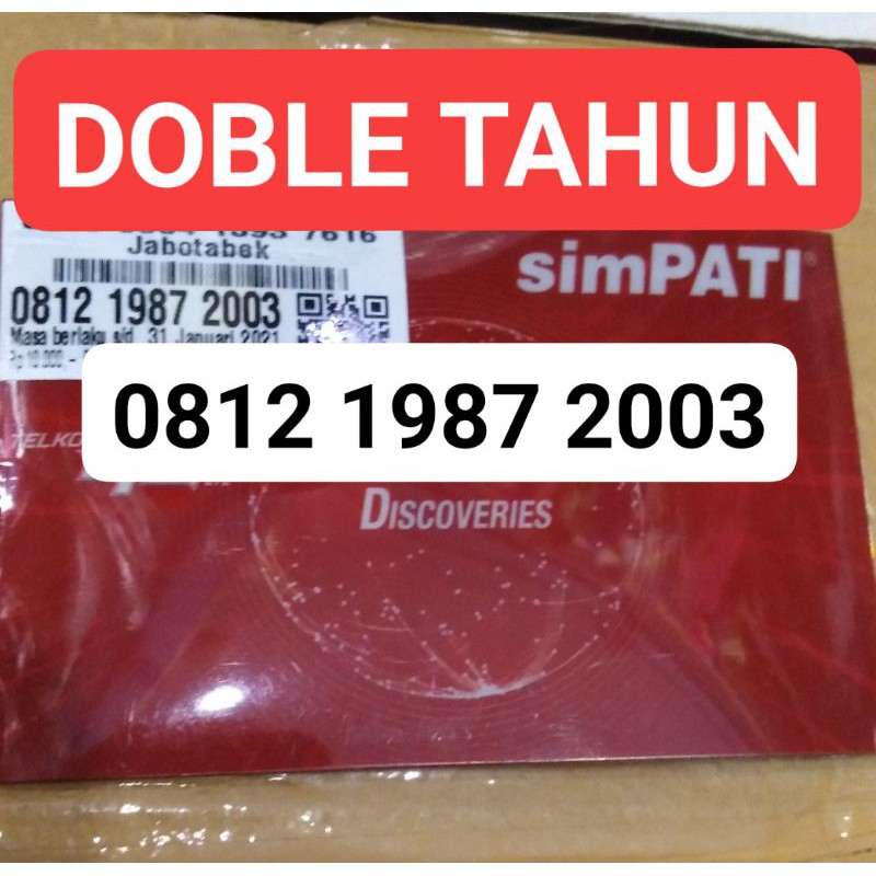 KARTU TELKOMSEL DOBLE TAHUN 1987 2003