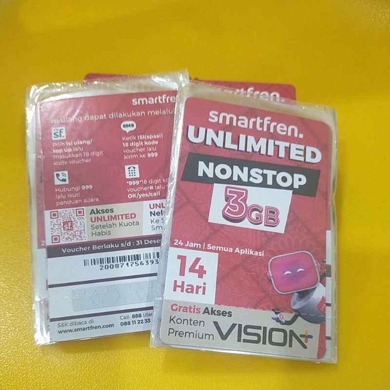 VOUCHER 3GB+1GB KLAIM APLIKASI 14HARII