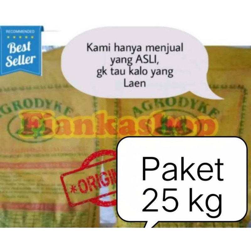 FREE ONGKIR Paket Hemat Pupuk Agrodyke 25 kg untuk Sawit Kakao Palawija Holtikultura Padi Hemat