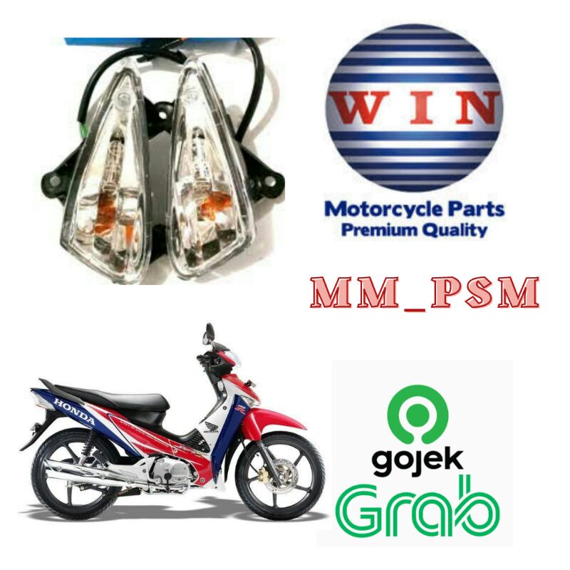 LAMPU SEIN SEN DEPAN KANAN KIRI SUPRA X 125 KARBU LAMA 2004 2005 2006