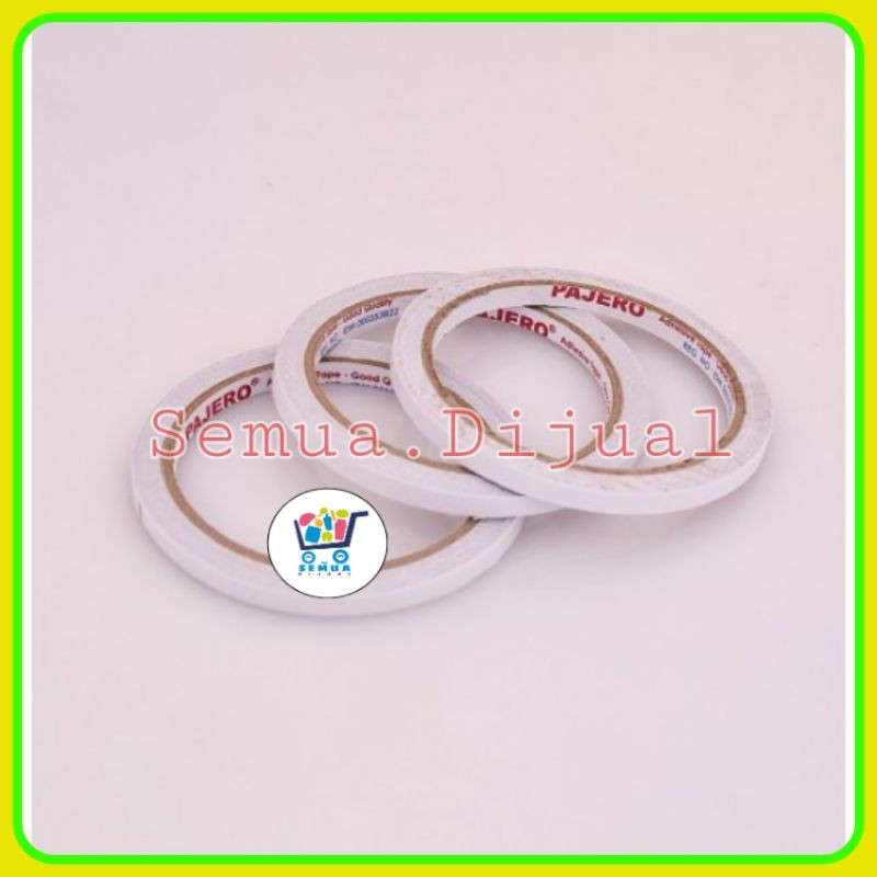 

ISOLASI DOUBLE TAPE PAJERO PUTIH 12MMX10Y(8M)/24MM
