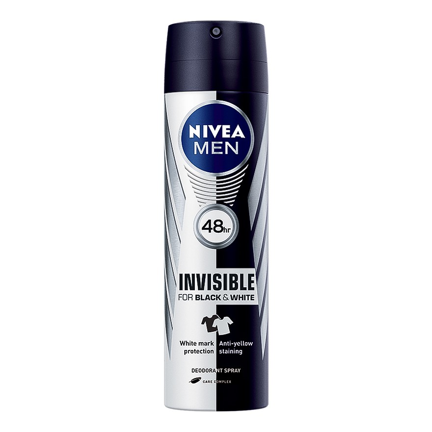 Nivea Men Spray Invisible Black&amp; White 150