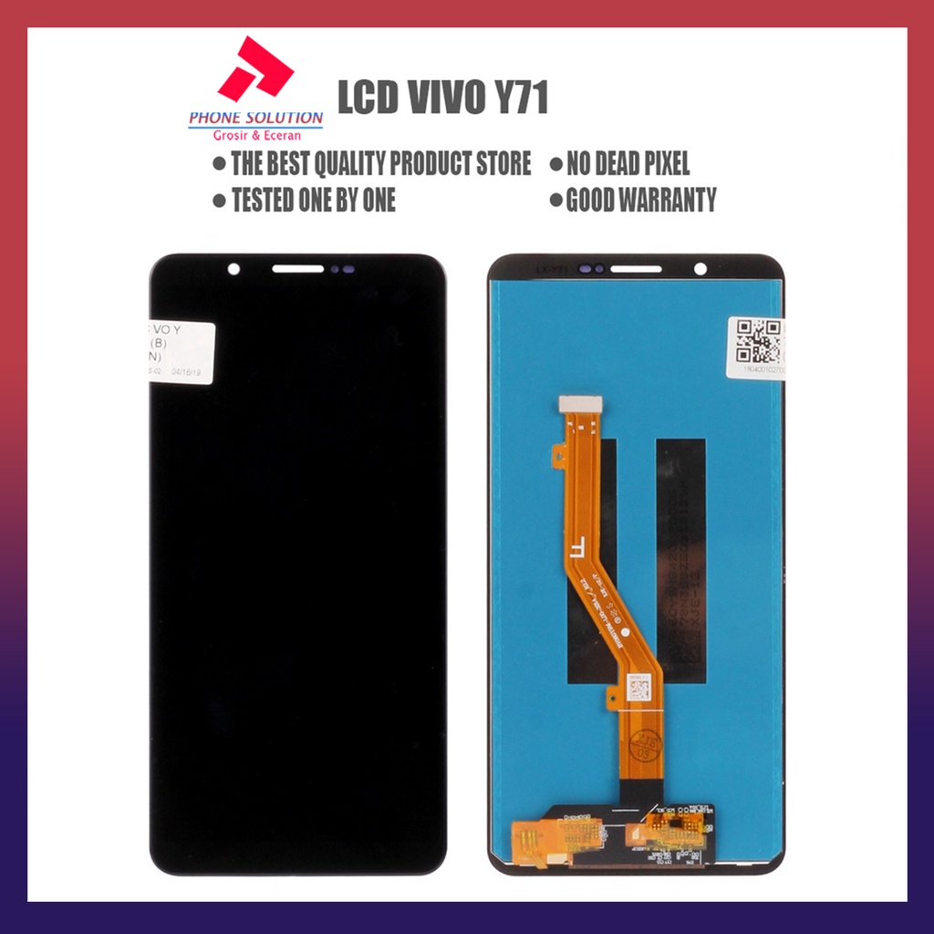 LCD Vivo Y71 Versi OLED ORIGINAL 100% Fullset Touchscreen // Supplier LCD Vivo - Garansi 1 Bulan