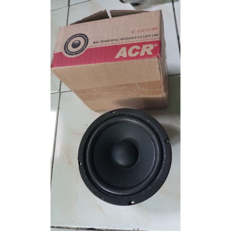 speker acr 6in wofer c610 wh