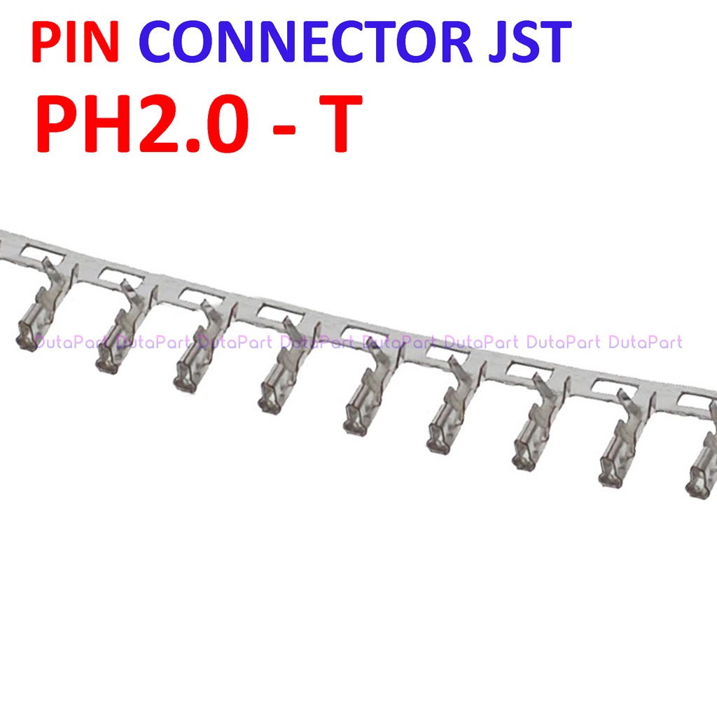 Pin Konektor JST PH2.0-T Connector Skun PH2.0 - T Model Kawat Renceng