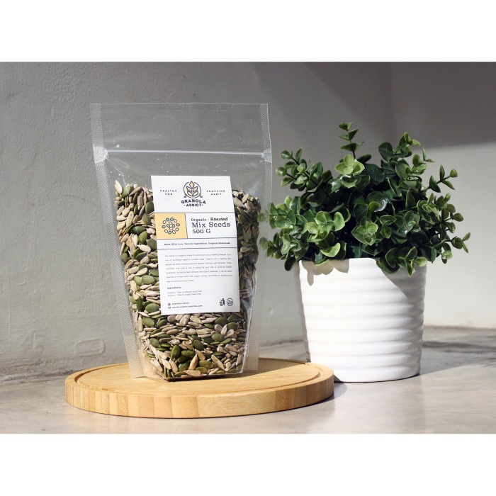 

Q124521 Roasted Mix Sunflower & Pumpkin Seeds / Kuaci & Labu Panggang 500G Dw501Sqs