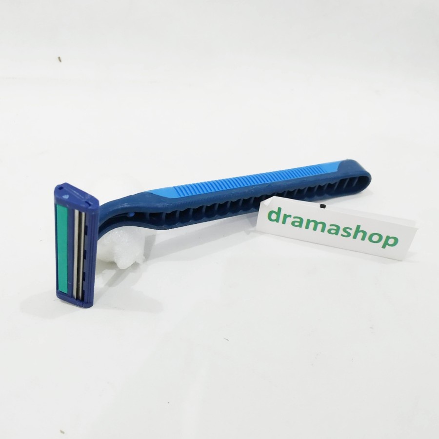 Alat cukur kerik Silet jenggot kumis Double blade gagang lapis karet dramashop