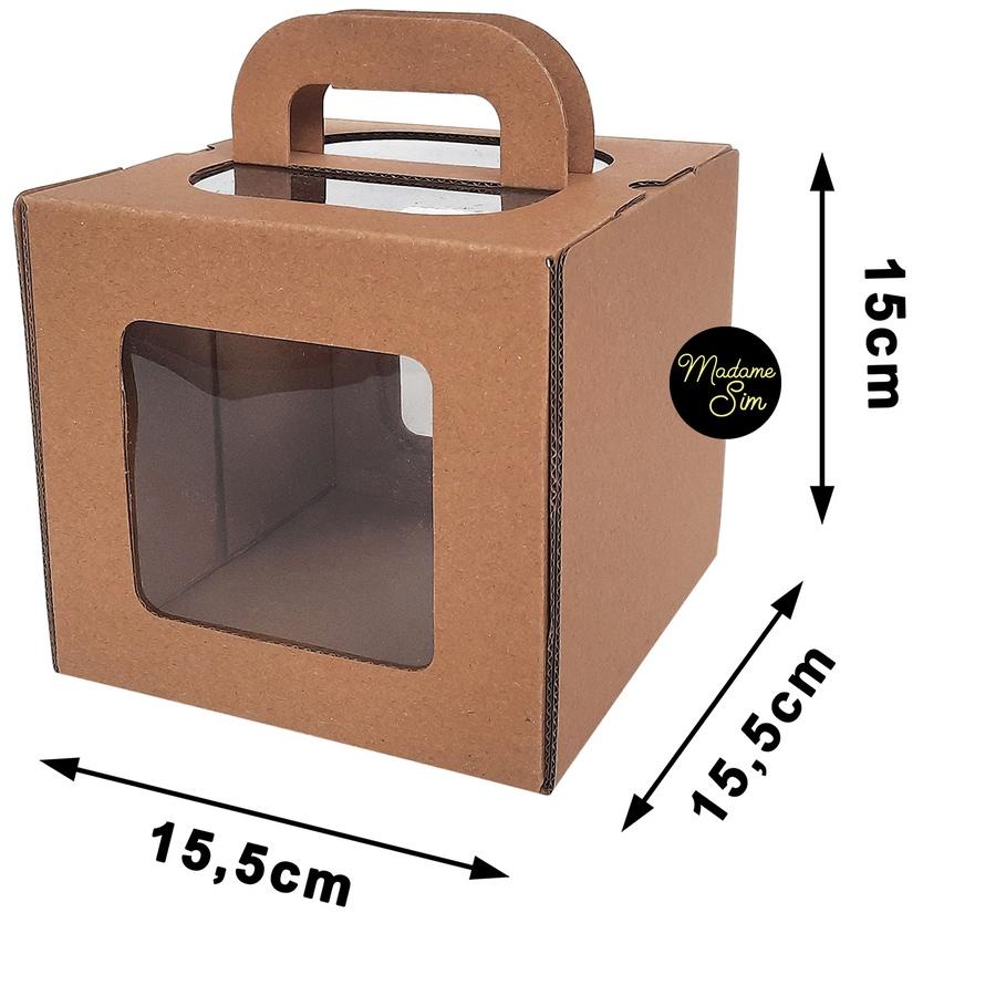 

Barang Baru KOTAK KUE - CAKE BOX - DUS BOLU 15 x 15 x 15 CM - MS-T (ISI : 10 PCS),,