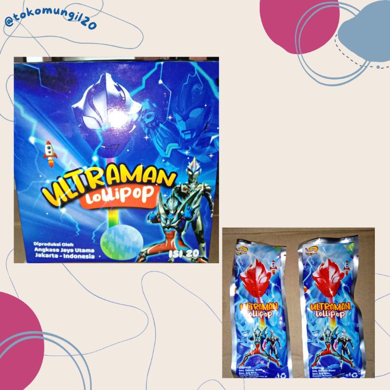 

PERMEN ULTRAMAN LOLLIPOP | PERMEN LOLLIPOP | LOLLY ANGAKASA | PERMEN | 100% ORIGINAL [ BISA COD ]