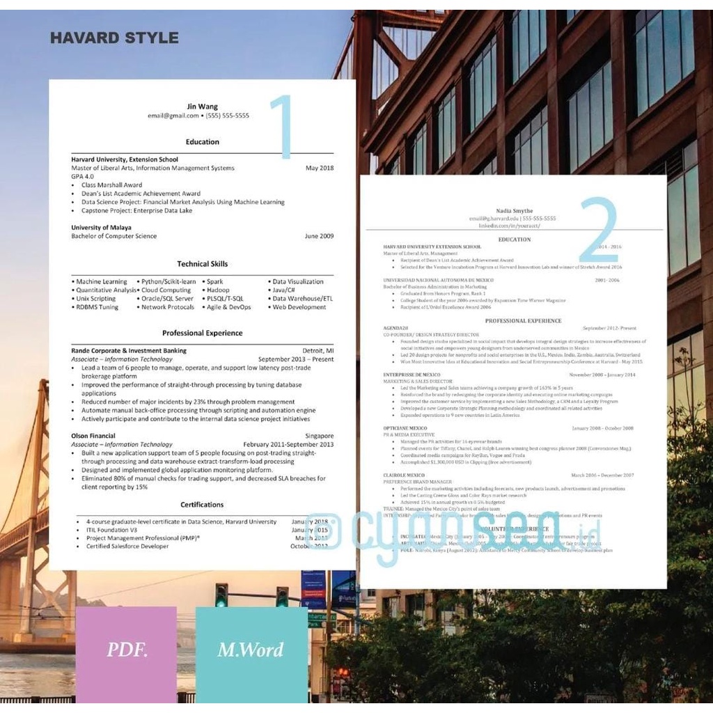 

[CV HARVARD STYLE / ATS FRIENDLY] Kurang dari 24 JAM [JASA EDIT CV / DESIGN CV / TRANSLATE CV MURAH]