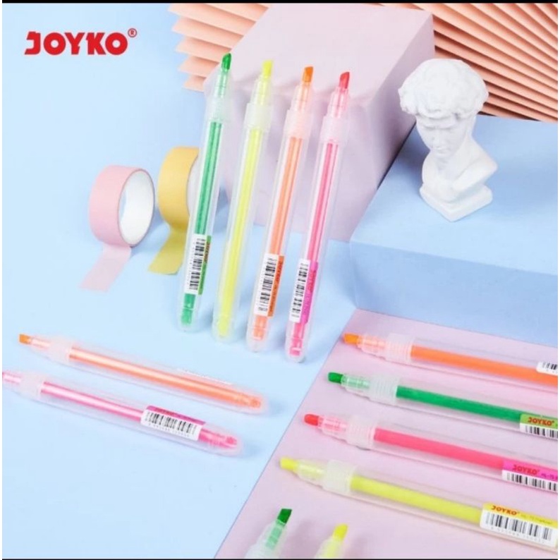 

Highlighter Penanda Berwarna Joyko HL-73 ~ 76