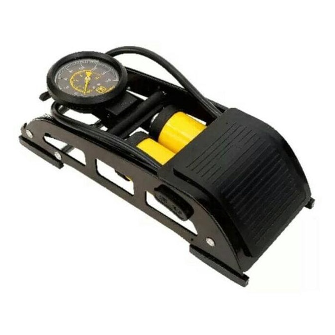 Pompa Ban Angin Kaki Injak Silinder Tabung Ganda Feet Pump Krisbow