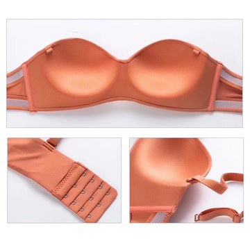 My.Bra-014 / Half cup Bra Model Seamless Tanpa Kawat untuk Wanita