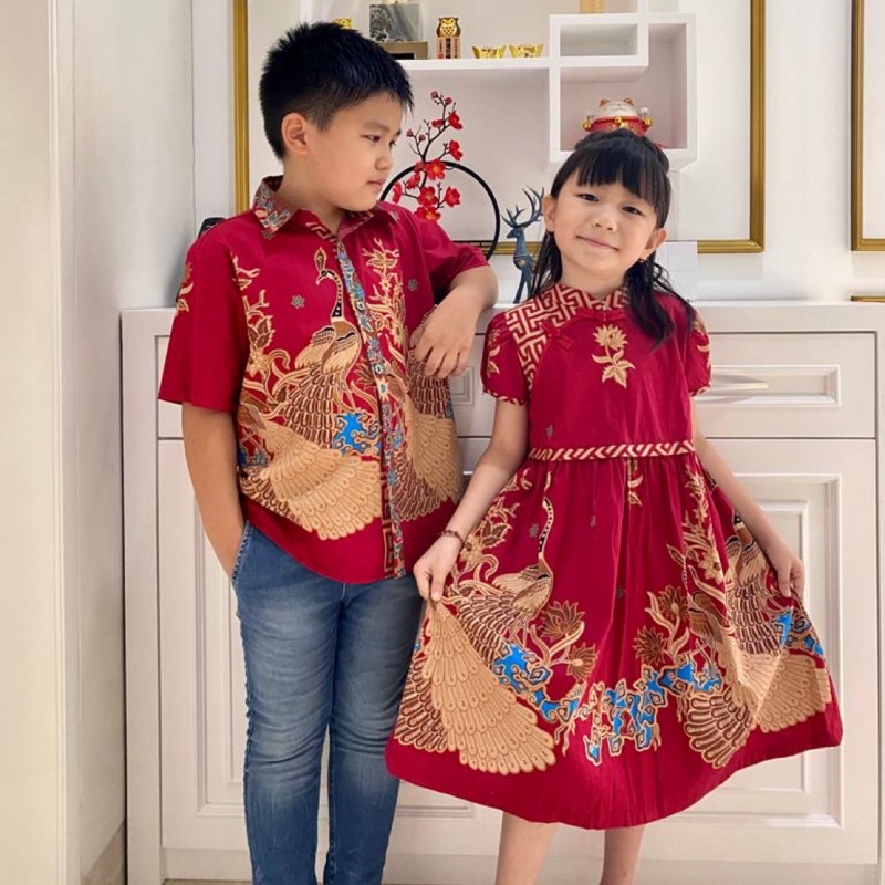 Kemeja Batik 001 BBB / Batik anak / Baju Imlek Anak