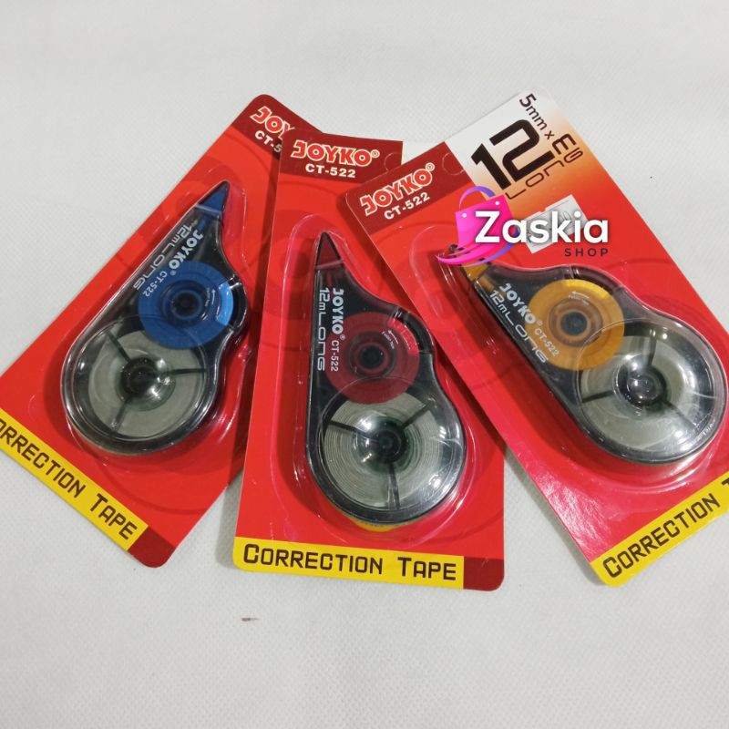 

Correction tape Joyko / stipo kertas joyko ct 522