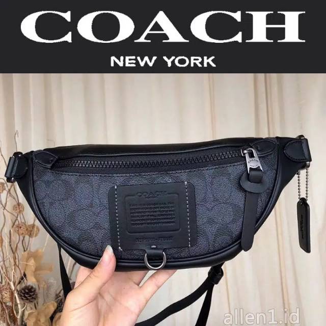 Coach F76187 Tas Pria * Tas Pinggang * selempang pria * waist bag * Tas dada pria