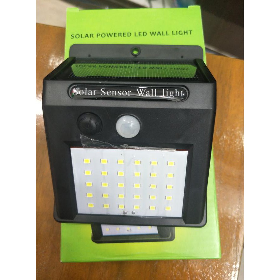 Lampu Led Sensor Matahari Solar Powered Led Wall Light Promo