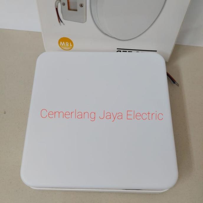 Lampu Plafon Baret LED KOTAK 18W 220v Cahaya KUNING Warmwhite,3000K
