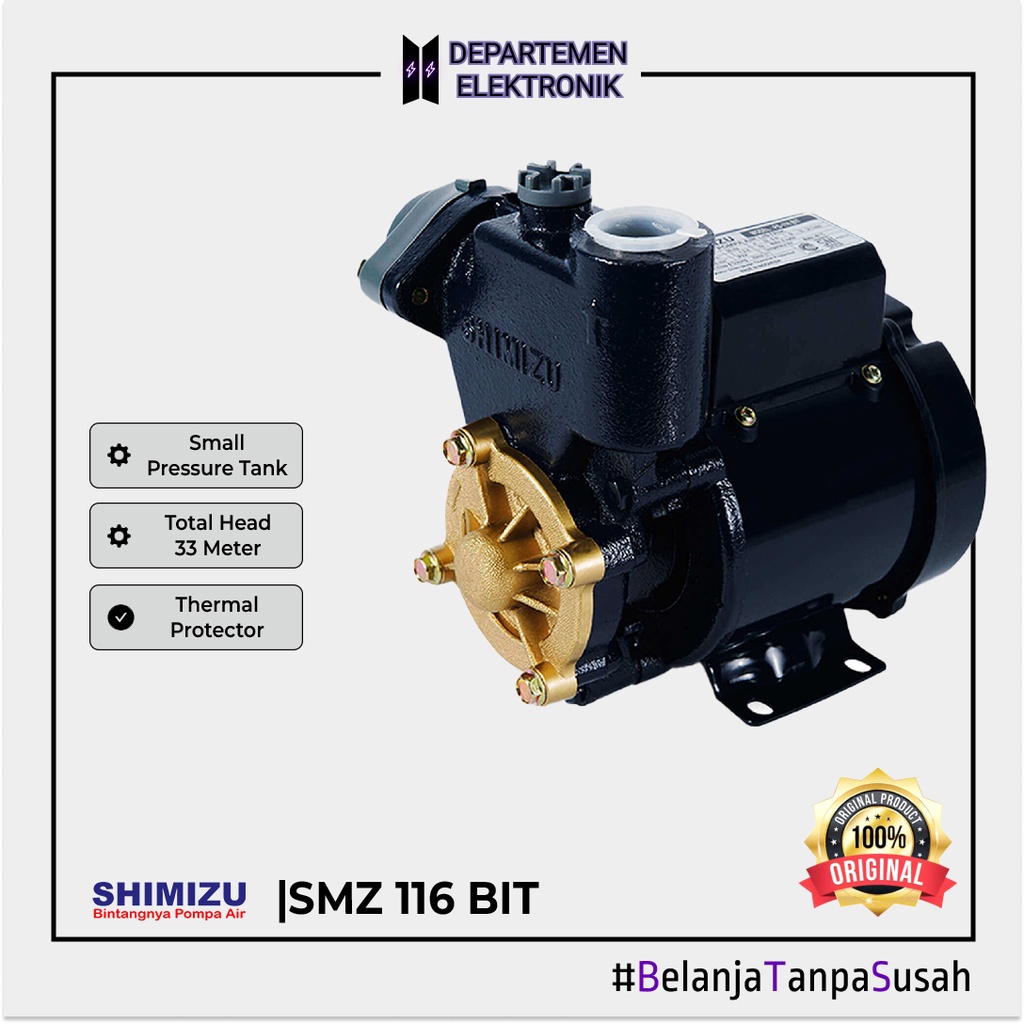 Pompa Air SUMUR DANGKAL SHIMIZU PS 116 BIT