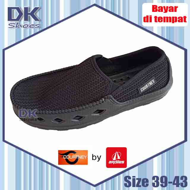 Mickelson MIC CNBC by Ardiles Courtney 39-43 / Sepatu Casual / Sepatu Hitam / Sneakers Olahraga Pria