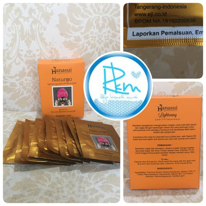 [ HANASUI NATURGO ] MASKER NATURGO BPOM HANASUI