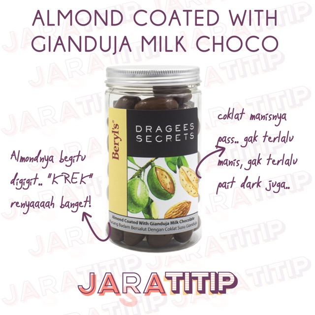 

Beryl’s almond coated with gianduja