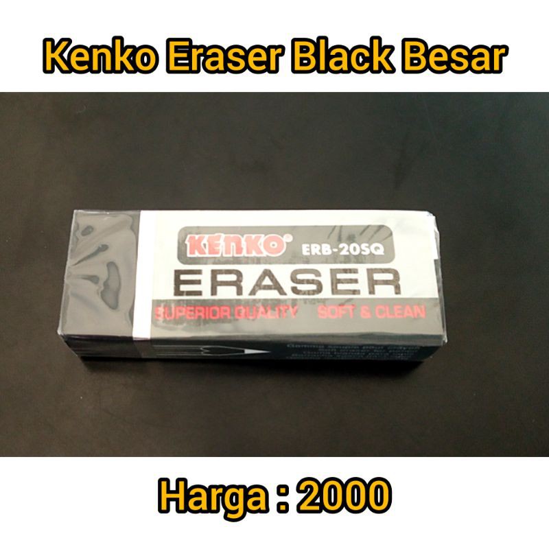 

Kenko Eraser Black Besar