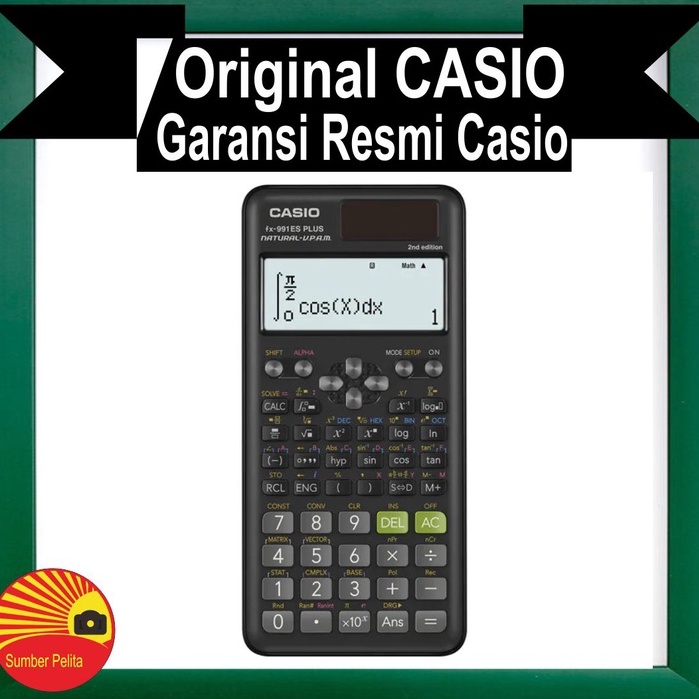 

Casio FX 991 ES Plus kalkulator scientific calculator 2nd Ediition