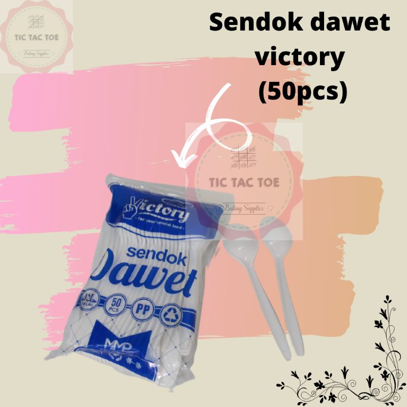 sendok dawet victory isi 50pcs