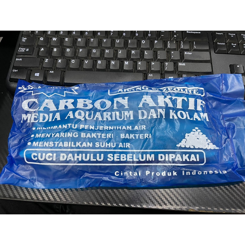 NEW CRISTAL CARBON AKTIF / BATU ZEOLIT MEDIA FILTER AQUARIUM &amp; KOLAM