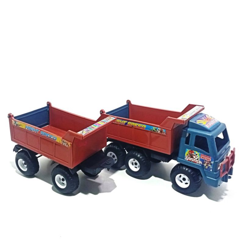 MAINAN TRUCK BAK GANDENG / DUMP TRUCK GANDENG / TANGKI GANDENG TRUCK KONTAINER MURAH