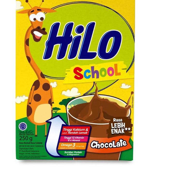 

✨MEN SALE✨ Hillo Teen ( Cholate/Vanilla) / Hilo School (Vanilla, Madu, Chocolat) 250gr Susu Tinggi Kalsium Rendah Lemak !