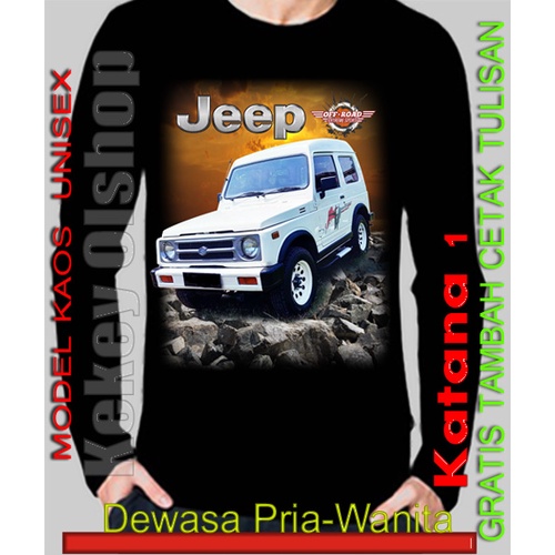 Kaos Suzuki Katana Off Road Lengan Panjang