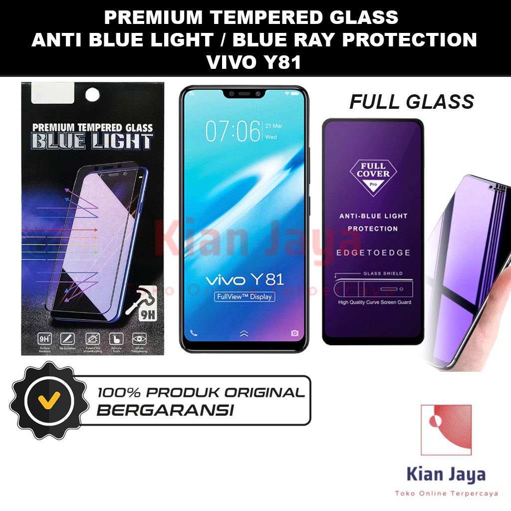 Tempered Glass Vivo Y81 Anti Blue Light Hp Temper Anti Gores