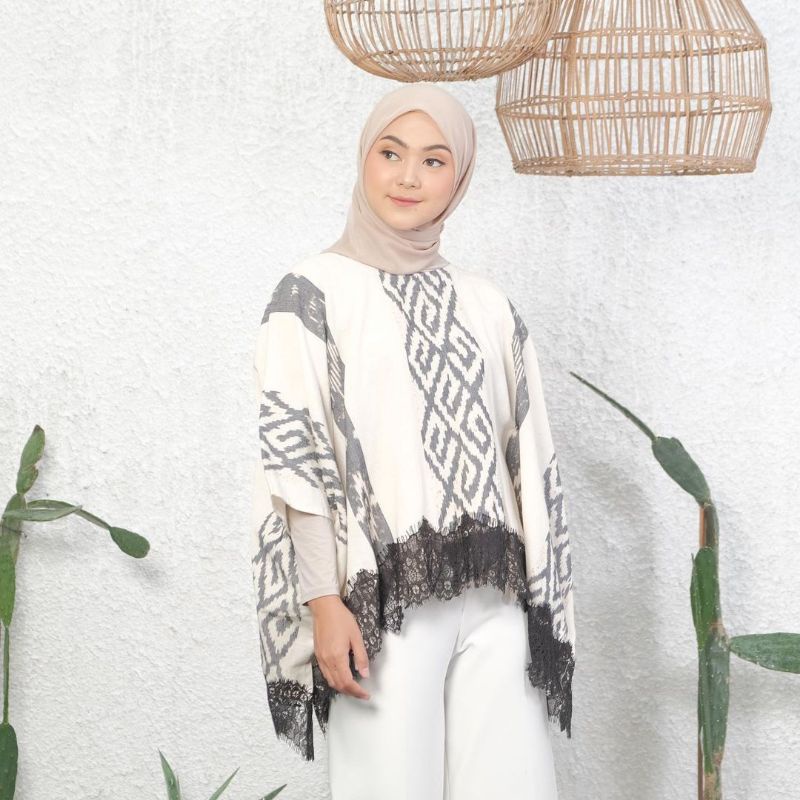 pakaian muslim tenun || blus tenun troso jepara motif toraja || atasan tenun troso jepara || outer t